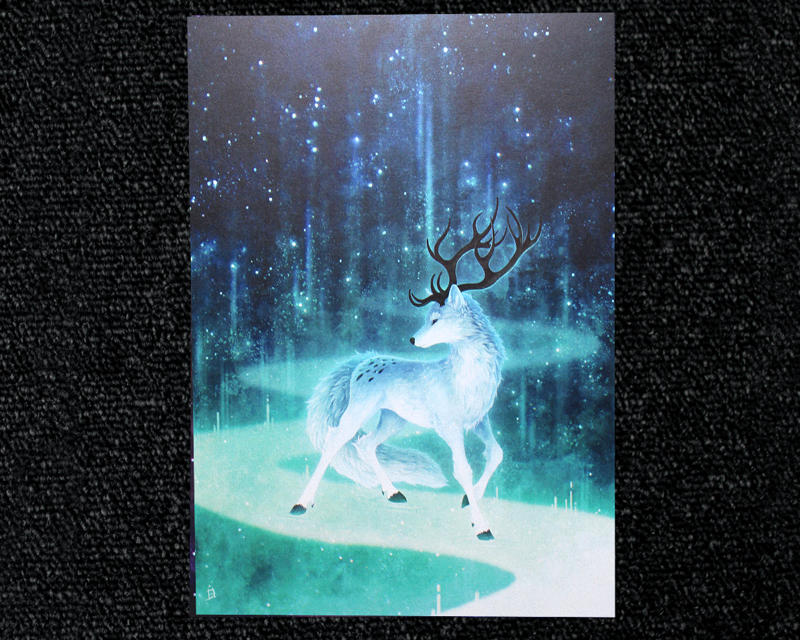 Deerfox - A5 Pearlescent Print - 2CS