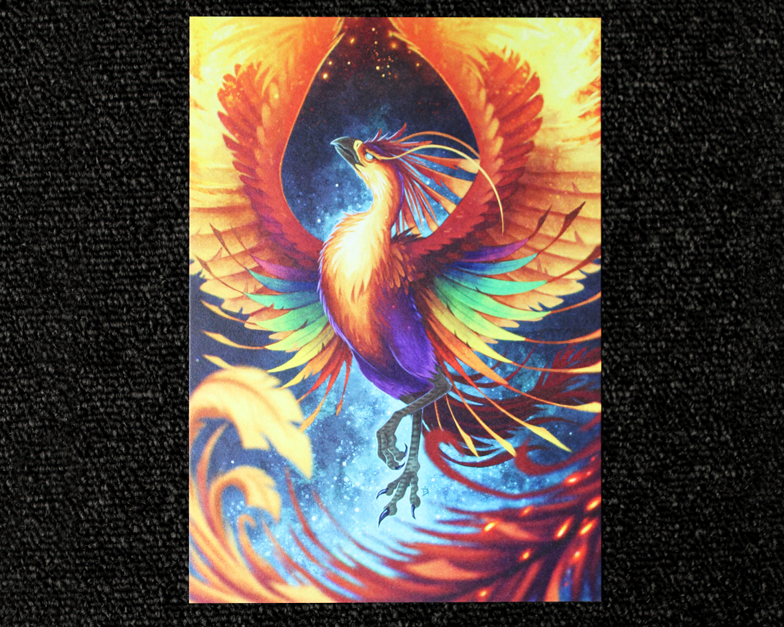 Phoenix - A5 Pearlescent Print - 2CS