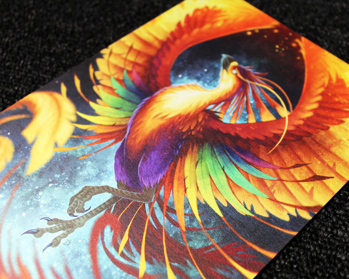 Phoenix - A5 Pearlescent Print - 2CS