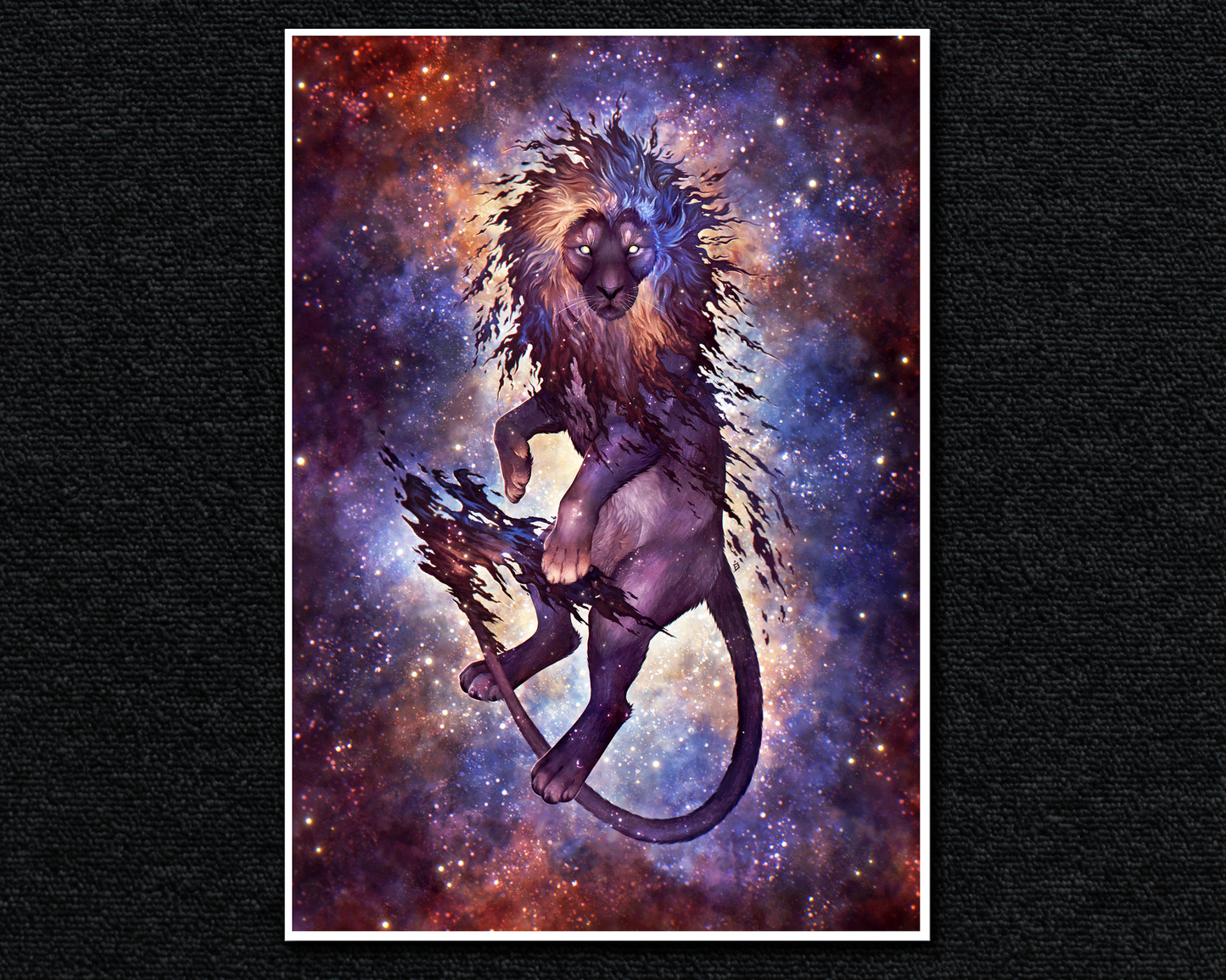 Lion's Mane Nebula - A4 Print