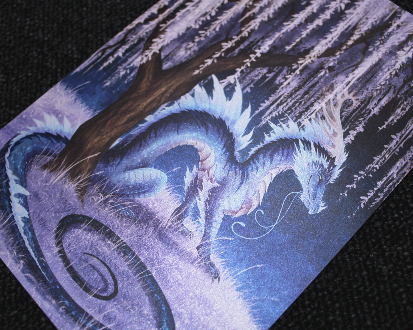 Winter Tree - A5 Pearlescent Print