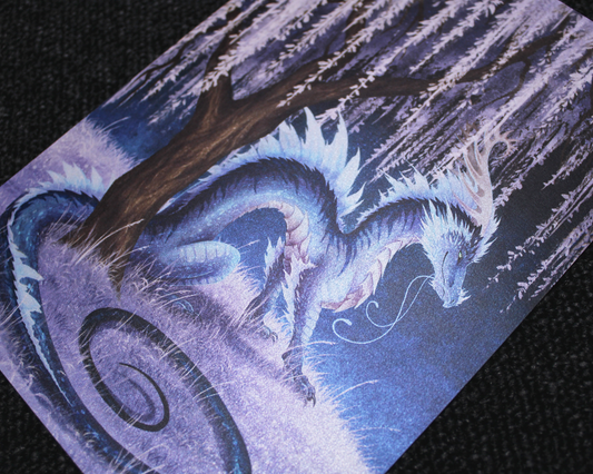 Winter Tree - A5 Pearlescent Print