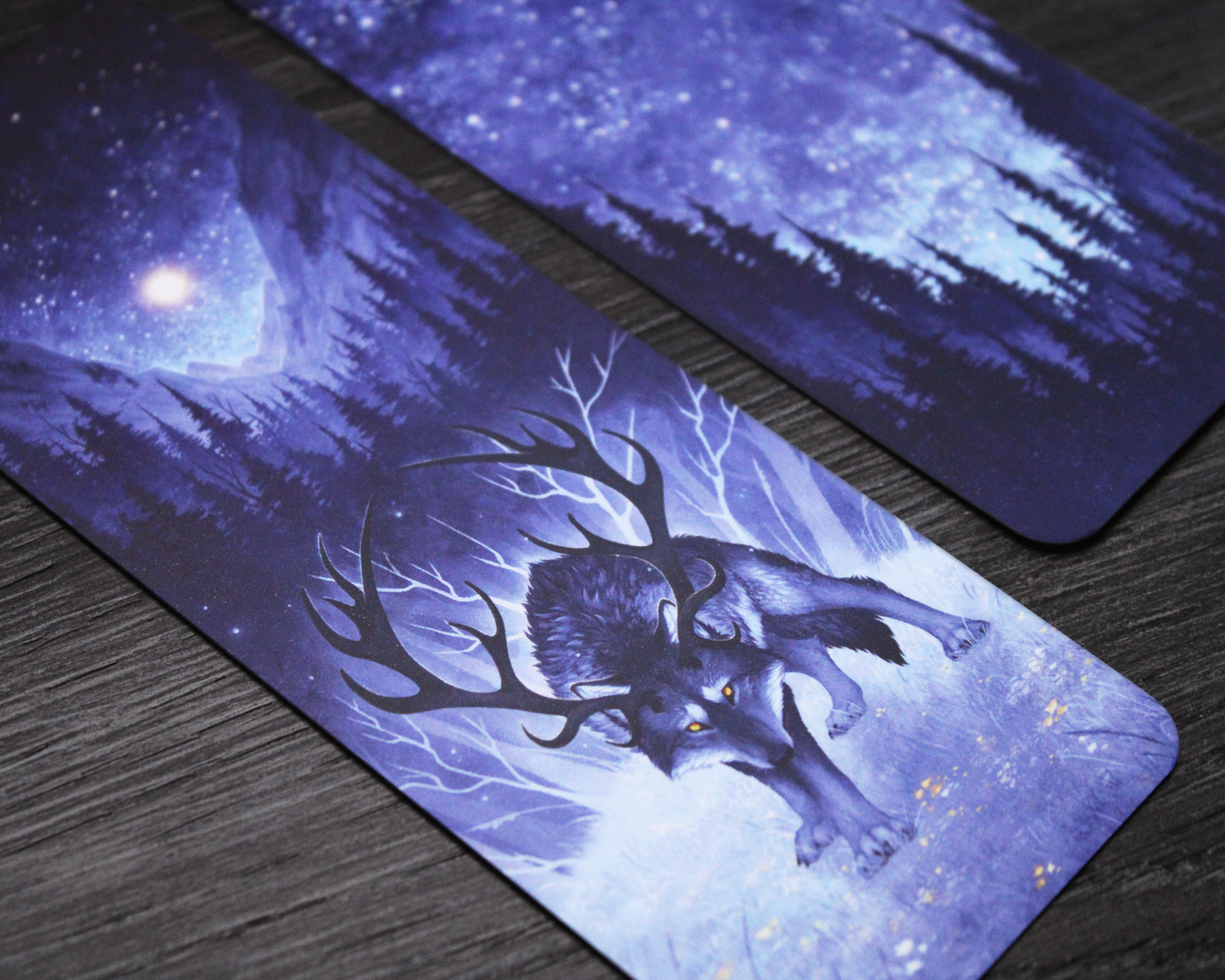 Set of 3 Bookmarks (Otter, Dragon, Wolf)