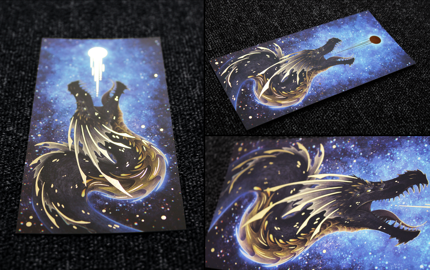 Devourer of Stars - DL gold foil Print - 2CS