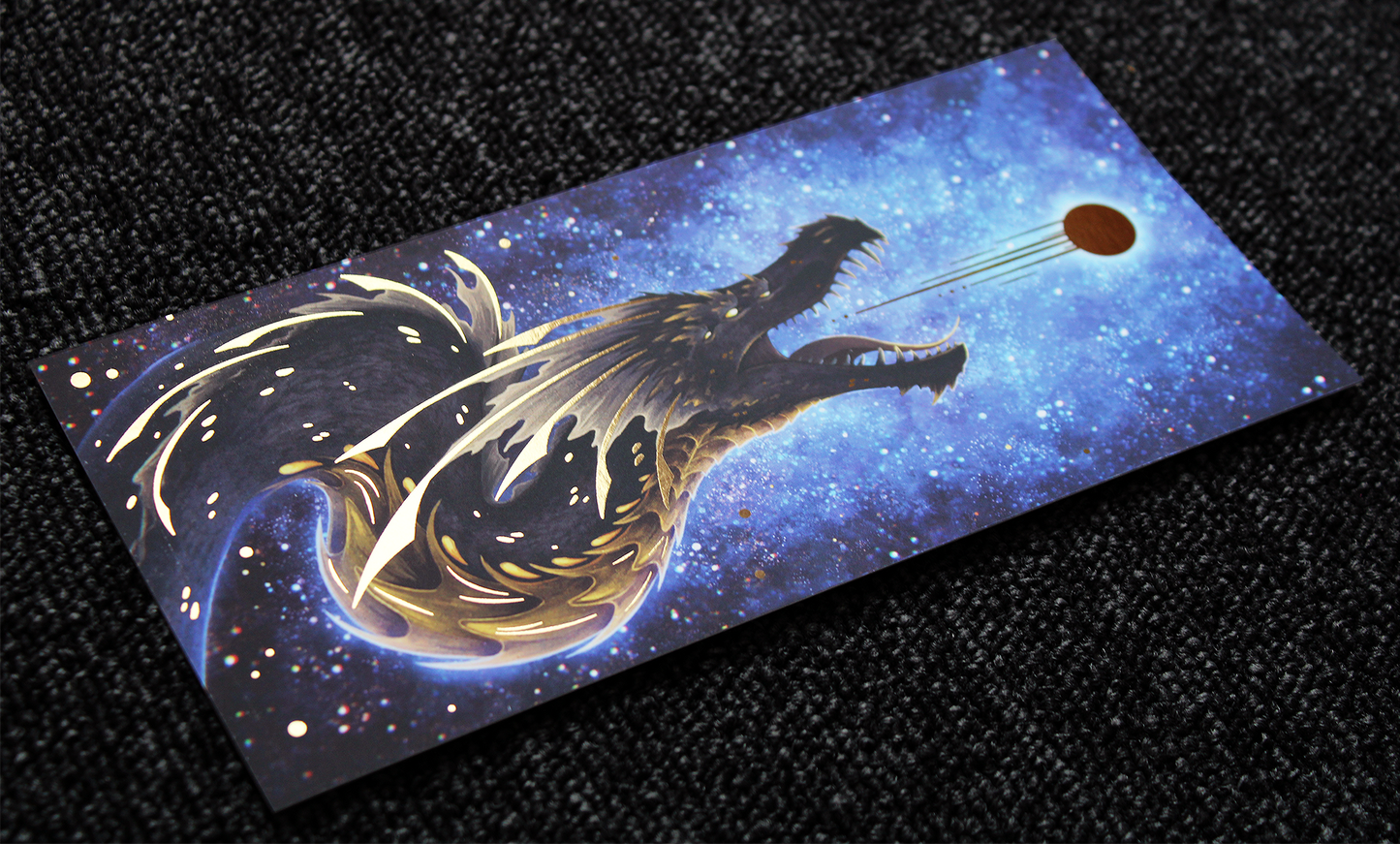 Devourer of Stars - DL gold foil Print - 2CS