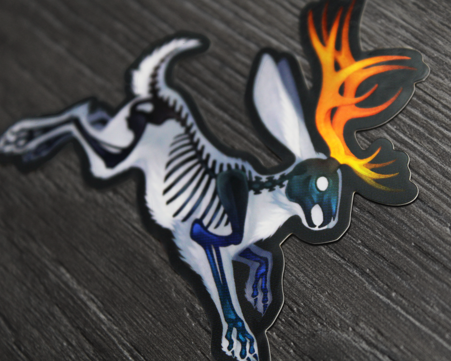 Dark Jackalope Vinyl Stickers