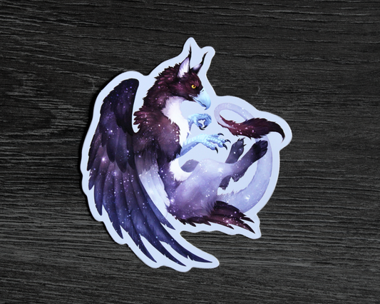 Gryphon, Night and Day - Vinyl Stickers