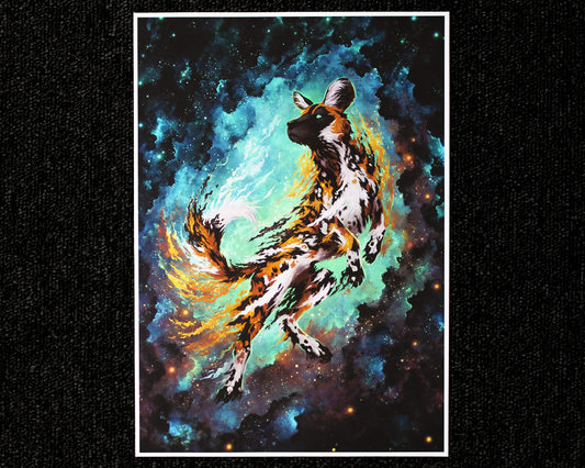 Painting the Cosmos - A4 Giclée Print