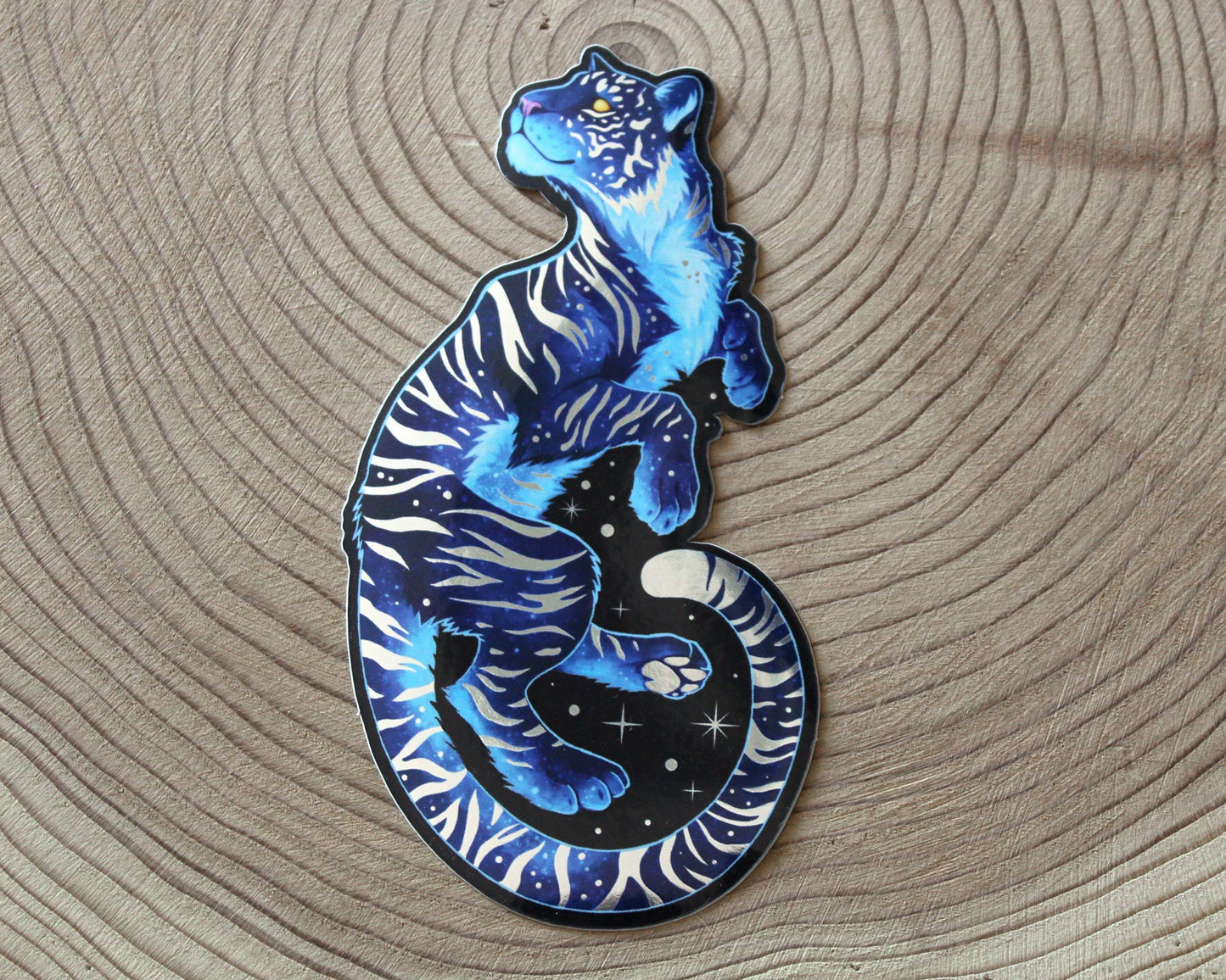 Space Tiger Vinyl Stickers