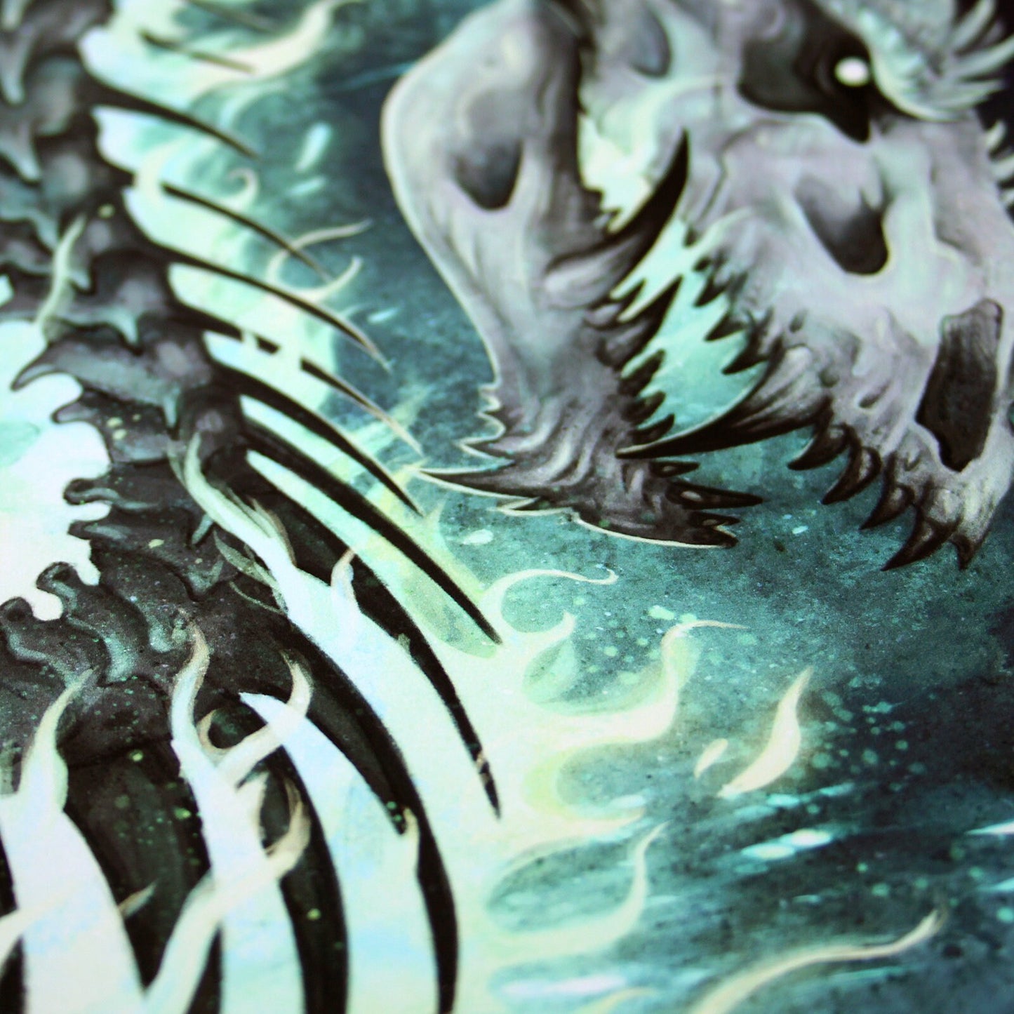 Dracolich - A4 and A3 Giclée Print
