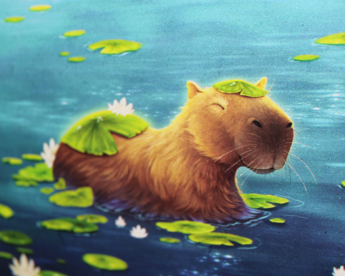 Capybara - A5 Pearlescent Print