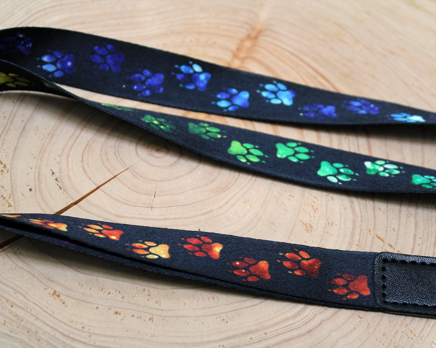 Colourful Cosmic Paws - Lanyard