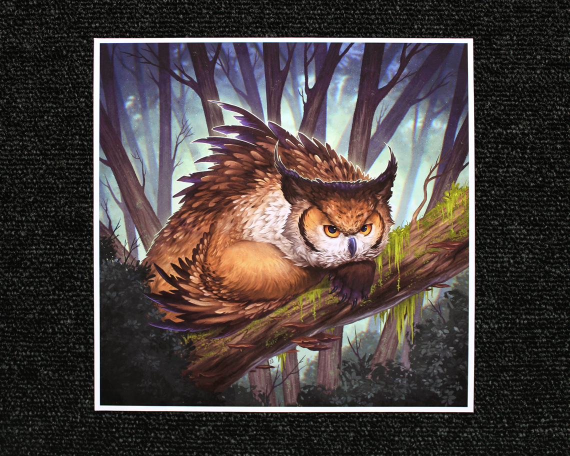 Owlbear - 8x8" and 30x30cm Print