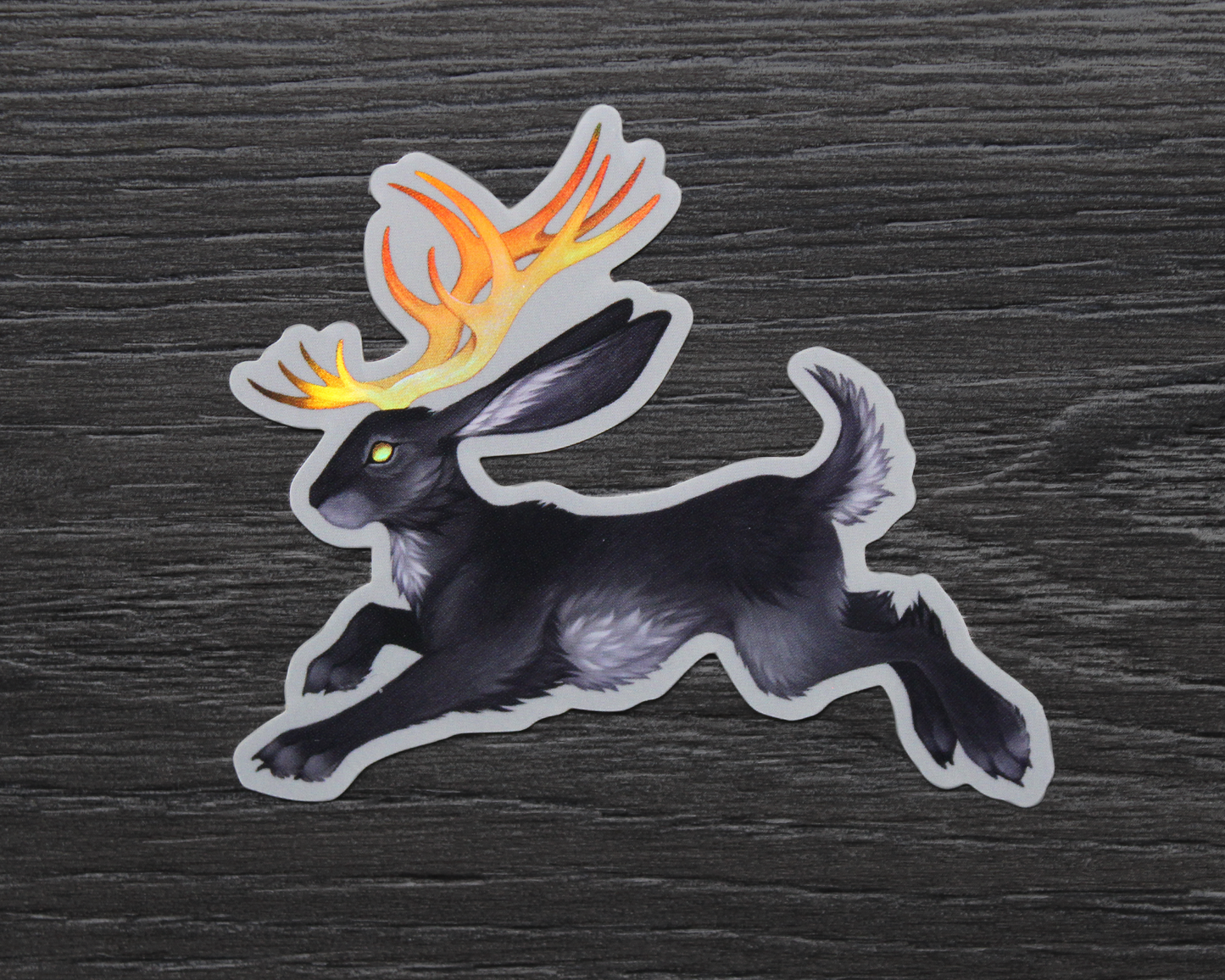 Dark Jackalope Vinyl Stickers
