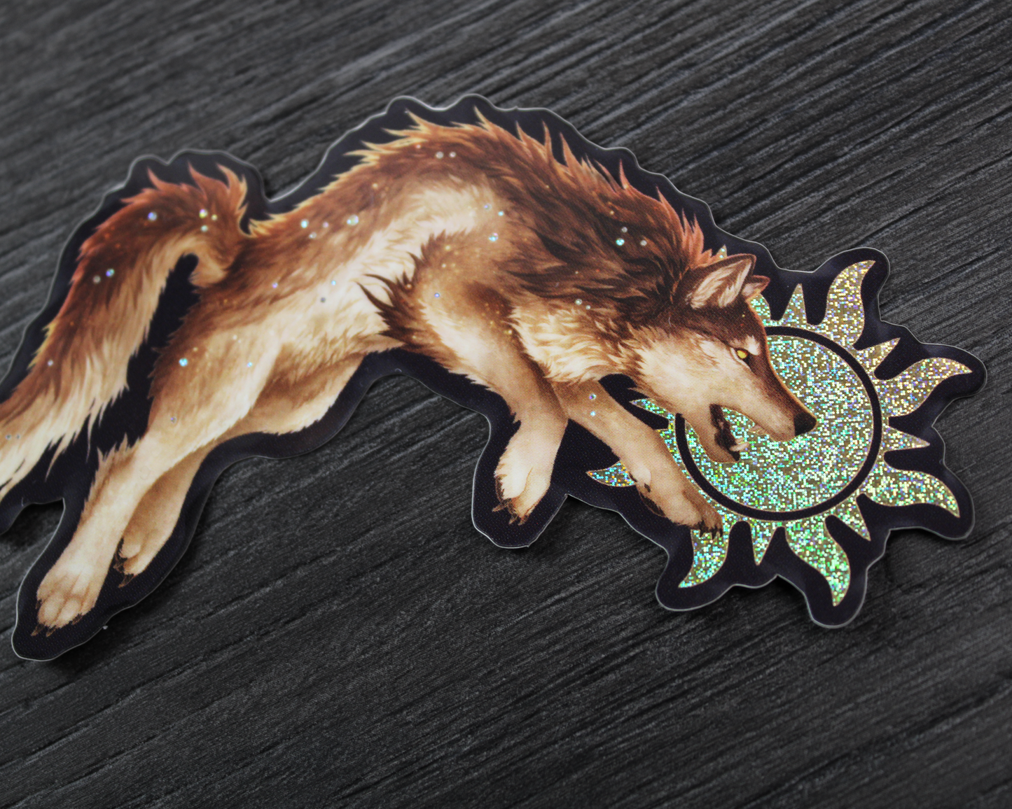 Norse Wolves Skoll & Hati - Vinyl Stickers