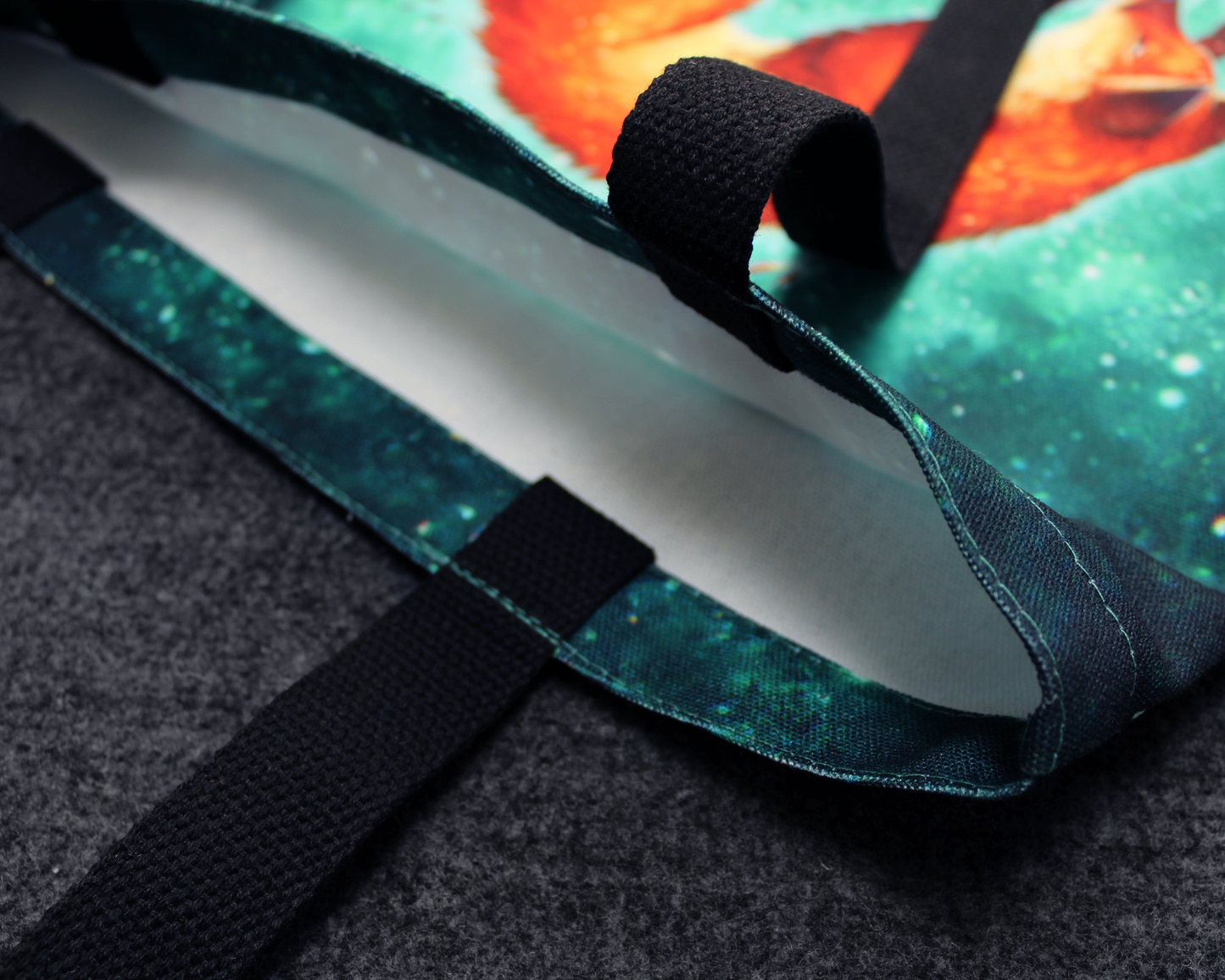 Nebula Fox - Canvas Tote Bag