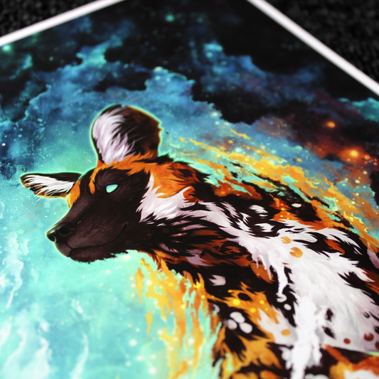 Painting the Cosmos - A4 Giclée Print