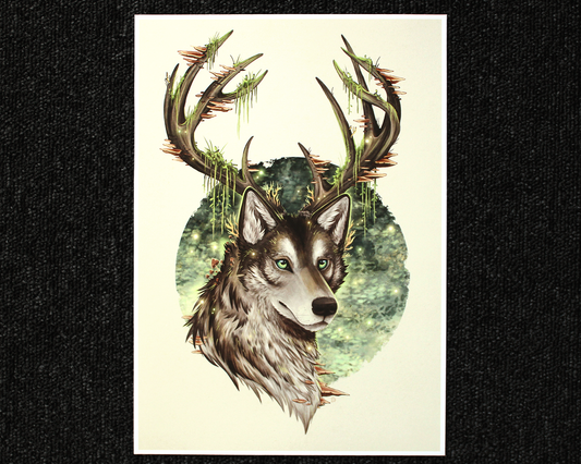 Daylight Forest Guardian - A4 Giclée Print