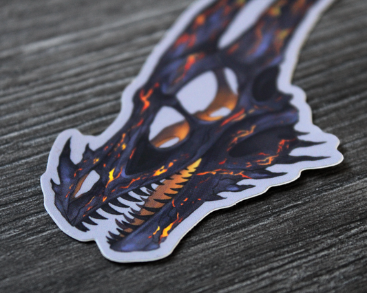 Dragon Skull -  Vinyl Sticker