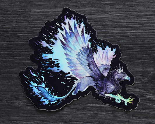 Gryphon -  Rainbow Holographic Vinyl Sticker