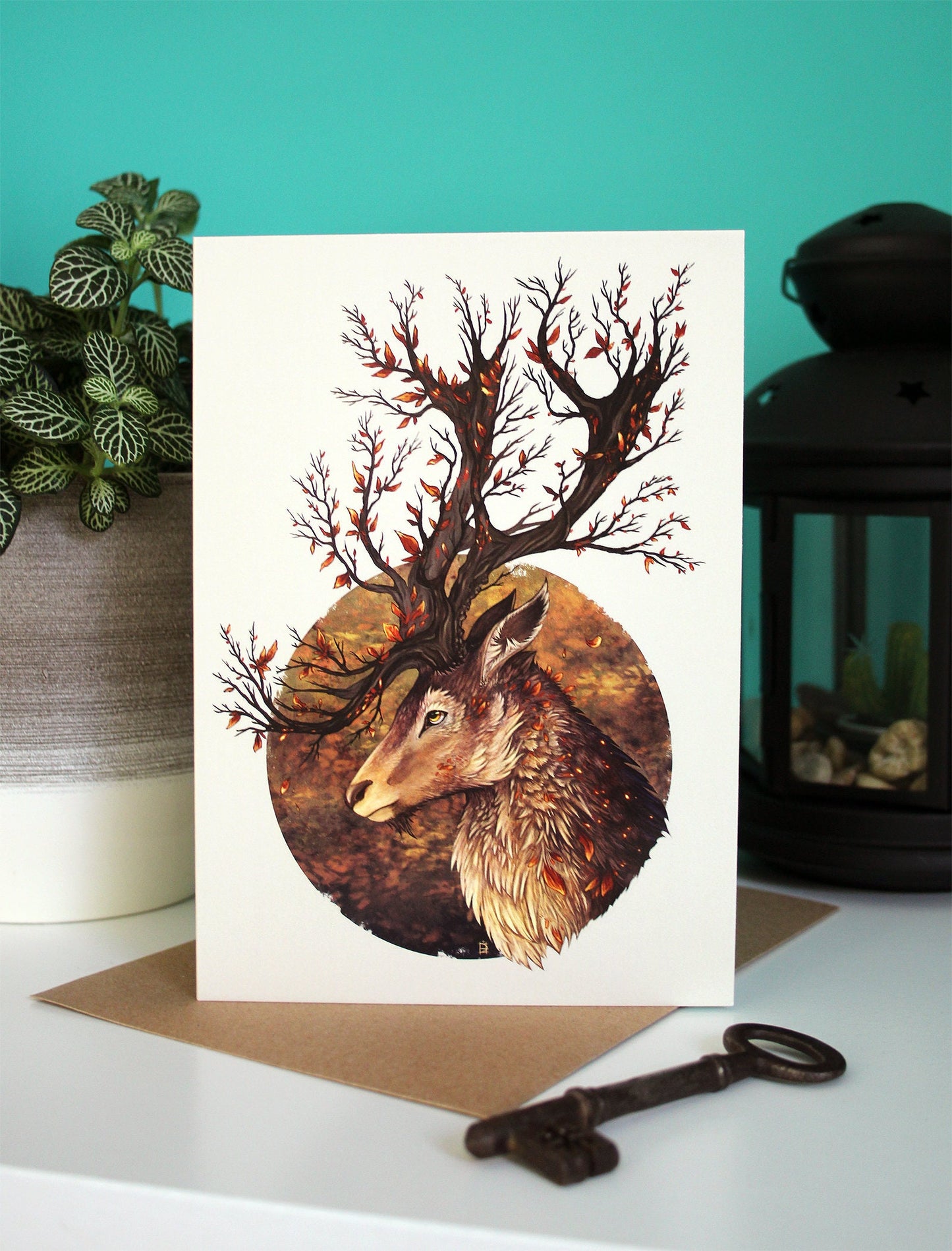 Autumn Embers - 5x7" Blank Greeting Card