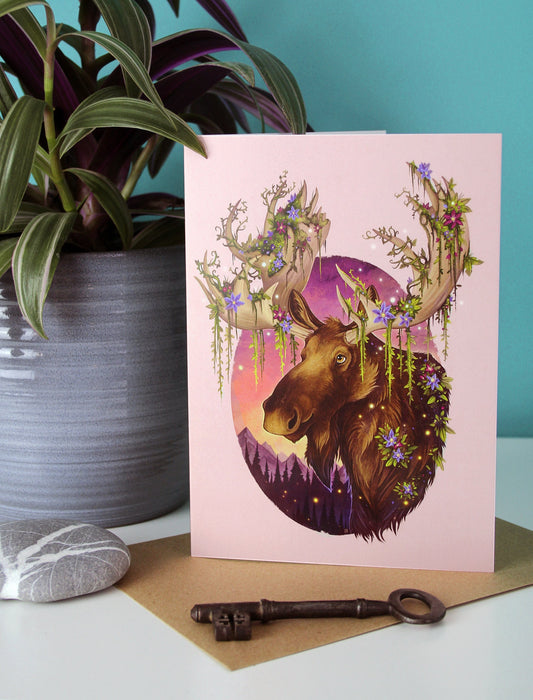 Firefly Keeper - 5x7" Blank Greeting Card