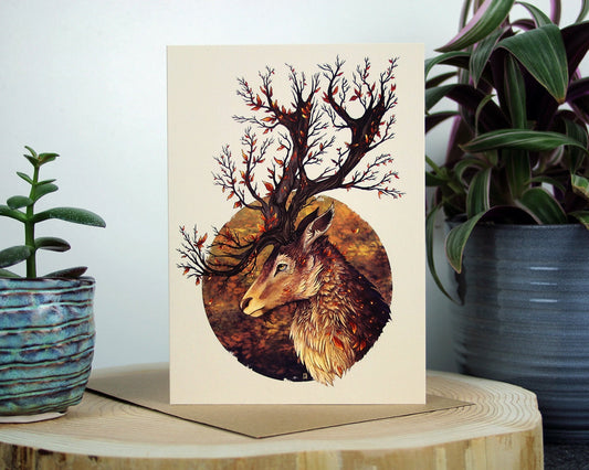 Autumn Embers - 5x7" Blank Greeting Card