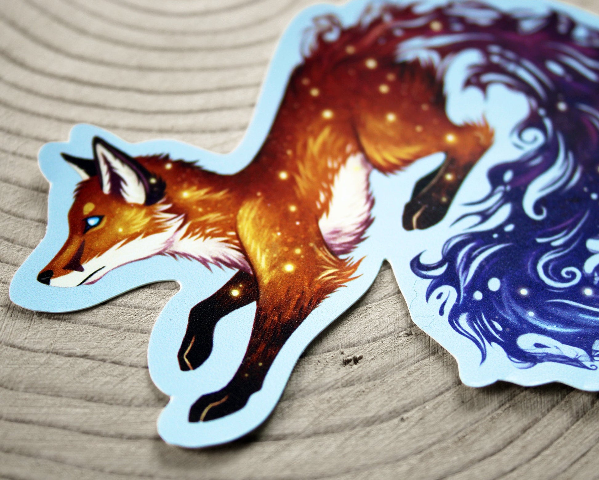 Space Fox Vinyl Stickers – Kanizo