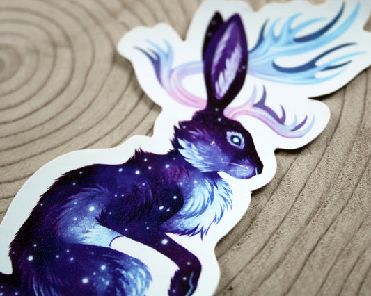 Space Jackalope Vinyl Stickers