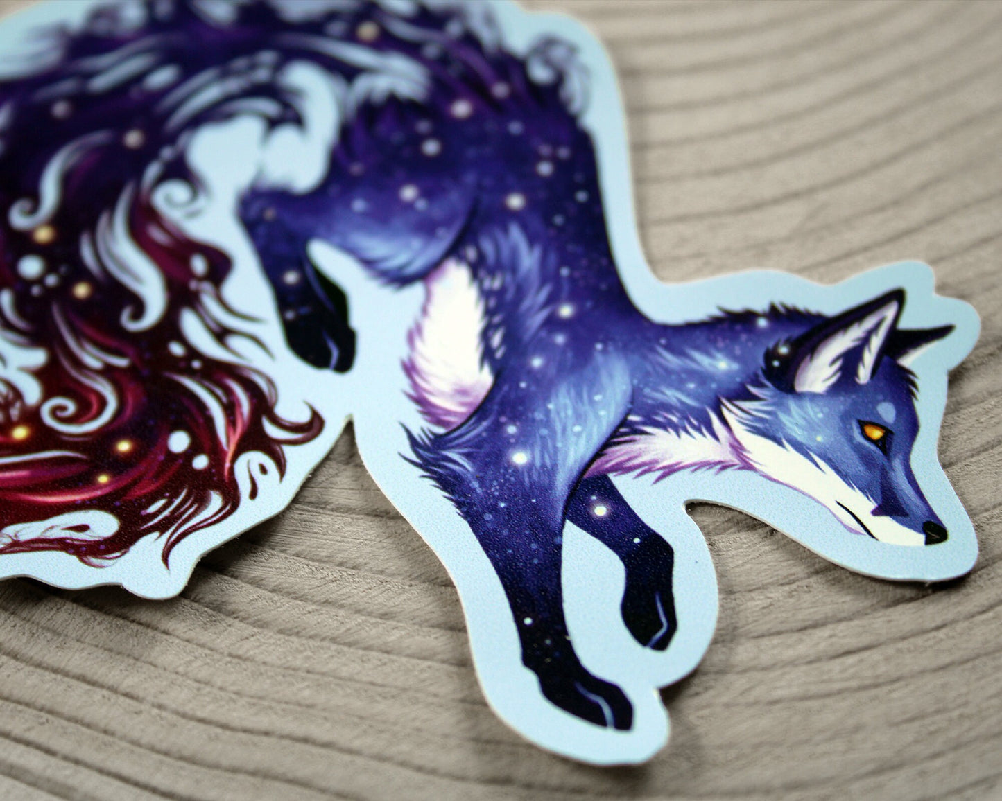 Space Fox Vinyl Stickers