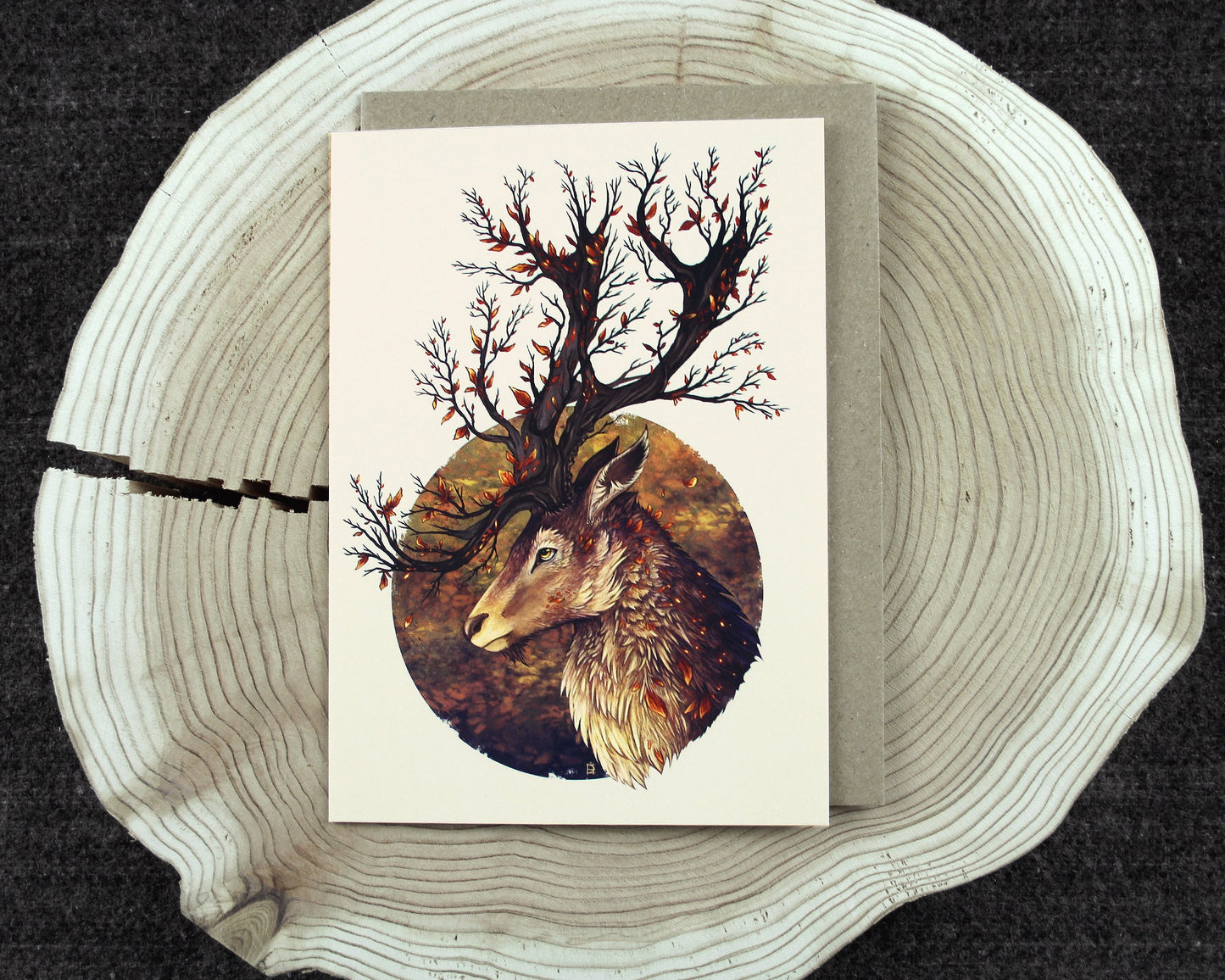 Autumn Embers - 5x7" Blank Greeting Card