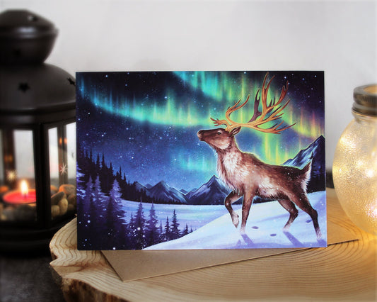 Under the Aurora - 5x7" Blank Greeting Card