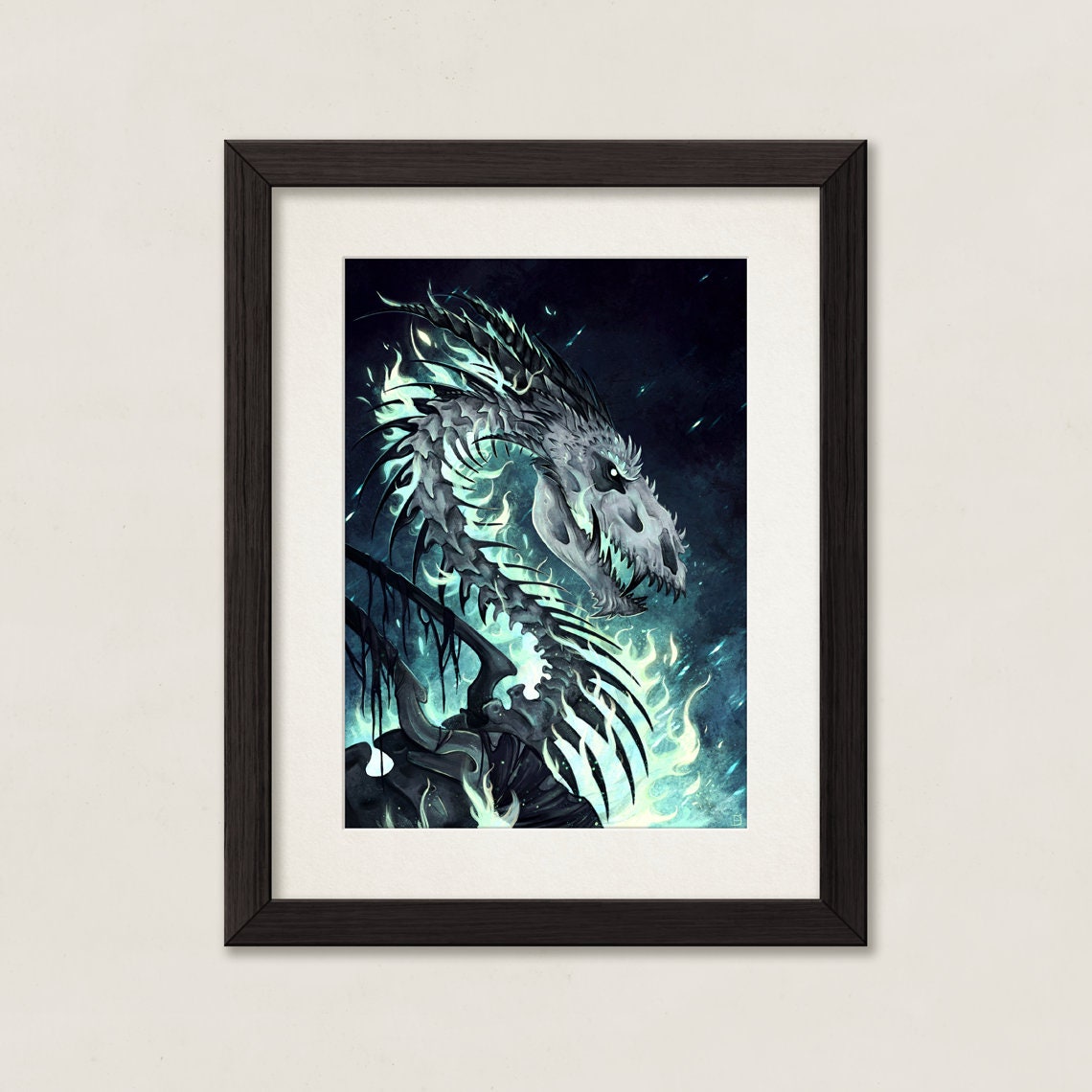 Dracolich - A4 and A3 Giclée Print