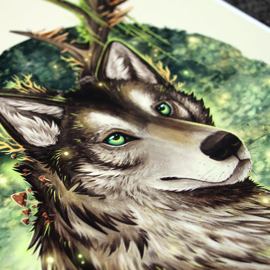 Daylight Forest Guardian - A4 Giclée Print