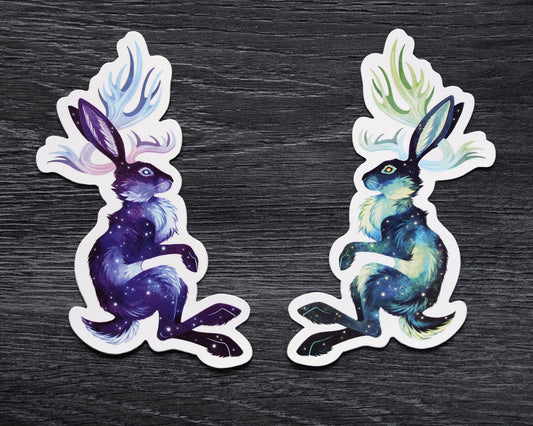 Space Jackalope Vinyl Stickers